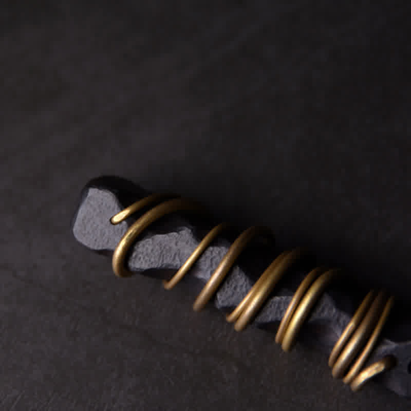 Buddha Stonesチベット黒檀銅 バランス 平和 ネックレス ペンダント - image 7