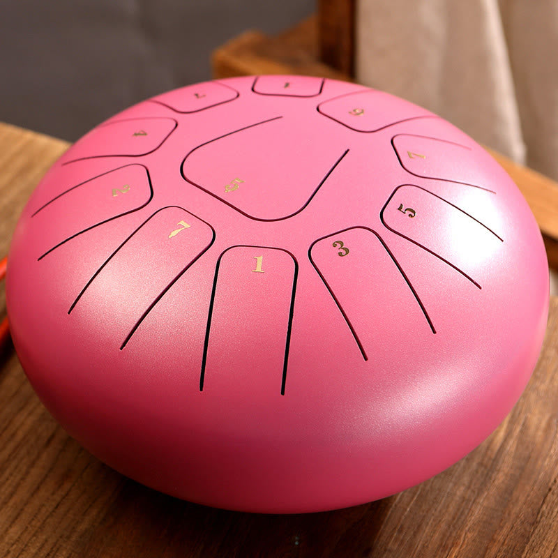 Buddha Stonesスチールタンドラム サウンドヒーリング マインドフルネス瞑想 ヨガドラムキット 11音 8インチ