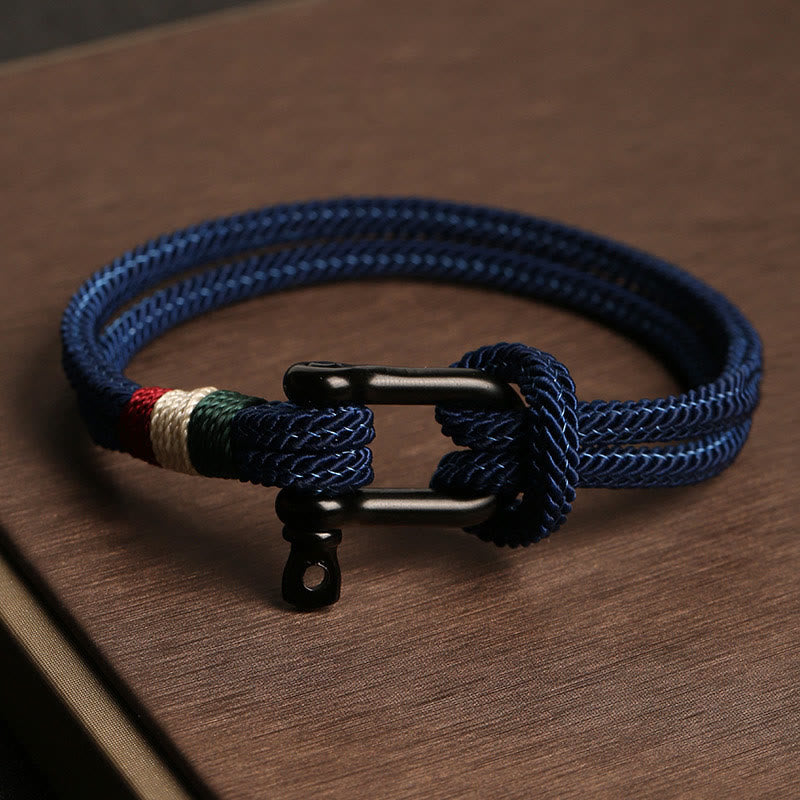 Buddha Stonesシンプルデザイン 幸運 ステンレススチール バックル ブレスレット
