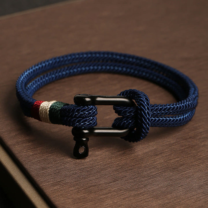 Buddha Stonesシンプルデザイン 幸運 ステンレススチール バックル ブレスレット