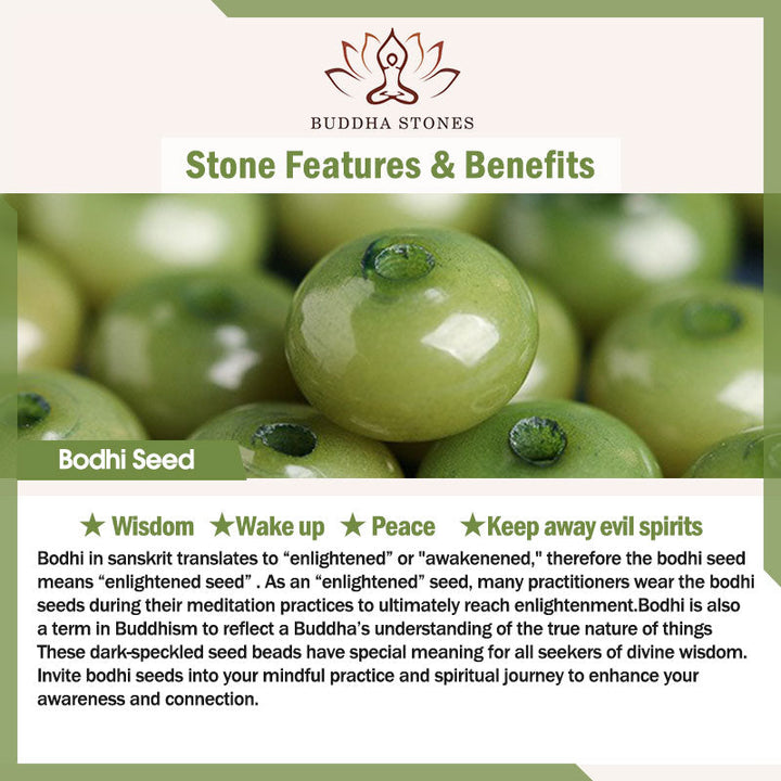 Buddha Stonesチベット菩提樹 108個Mala数珠 知恵の平和ブレスレット ネックレス