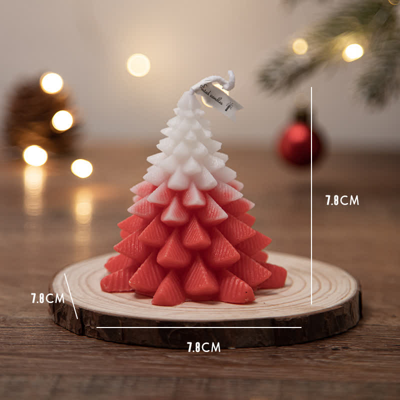 クリスマスツリーの香りのソイワックスキャンドル 家族や友人へのギフト