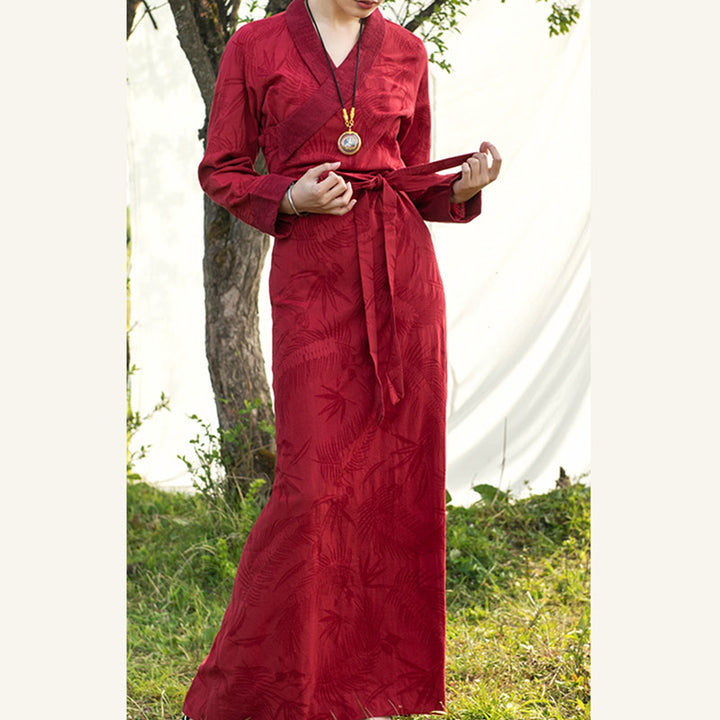 Buddha Stonesチベットドレス ラサ ロングラップドレス マキシドレス レディース ウェア - image 11