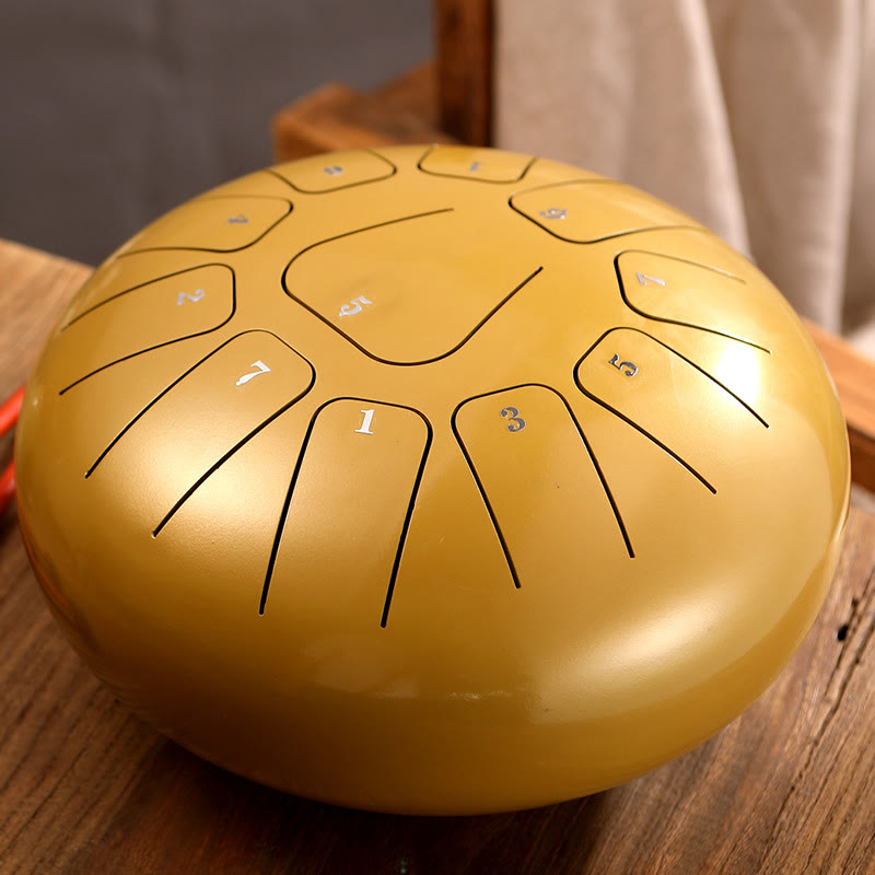 Buddha Stonesスチールタンドラム サウンドヒーリング マインドフルネス瞑想 ヨガドラムキット 11音 8インチ