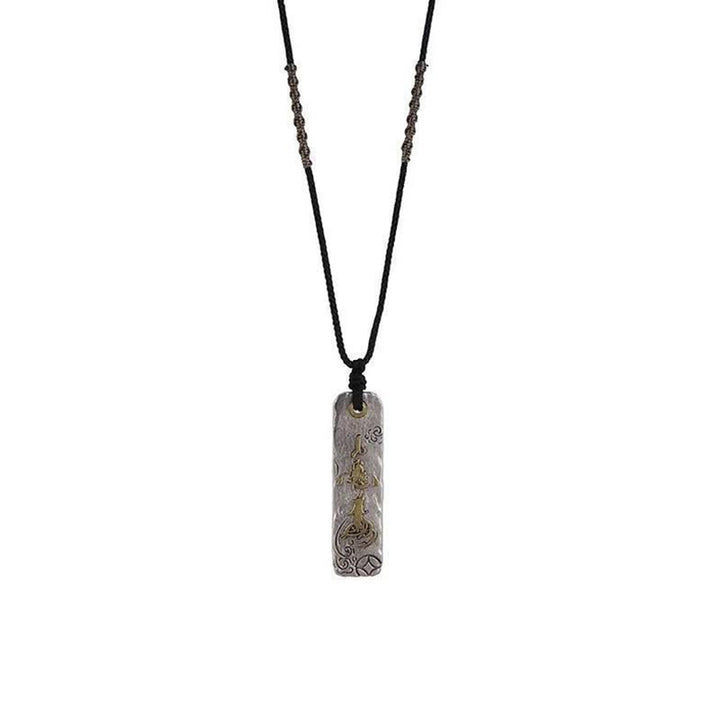 幸運繁栄をもたらすBuddha Stones漢字銅貨 富のネックレスペンダント - image 9