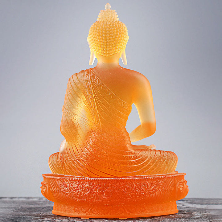 Buddha Stones手作り 置物 劉里 芸術作品 静寂の像 家へのお供え物 装飾