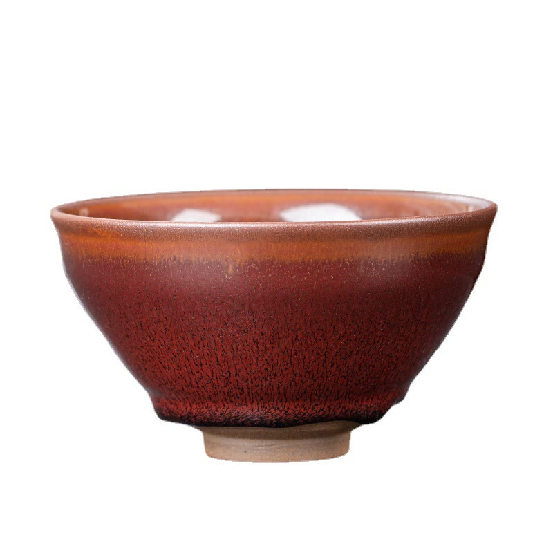 Buddha Stonesヴィンテージレッドブラウン中国Jianzhan磁器ティーカップカンフーティーカップ
