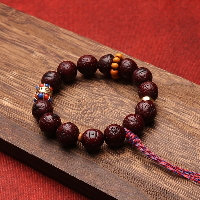 Buddha Stones菩提シードビーズ 平和の静寂 タッセルブレスレット