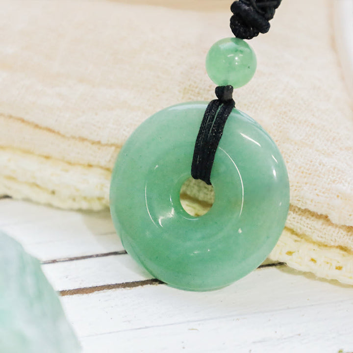 Buddha Stones ラッキーコインペンダント｜癒しのクリスタル＆ジェムストーンネックレス