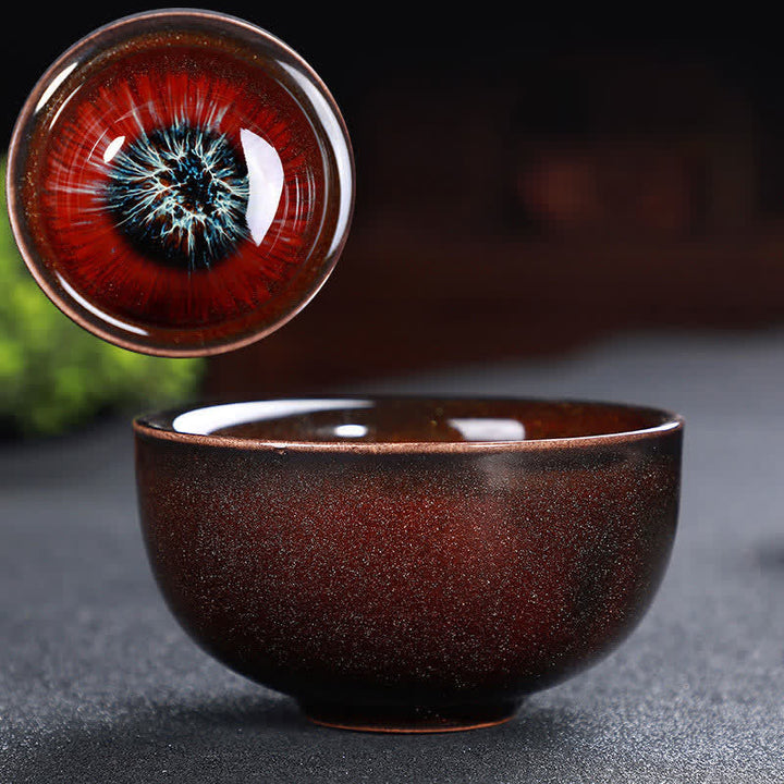 Buddha Stonesカラフル セラミック ティーカップ ホームオフィス ティーカップ - 赤と青 - image 75