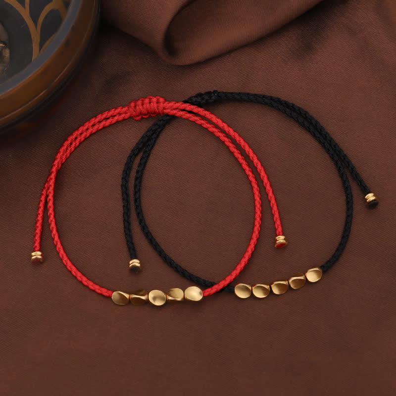 Buddha Stones風水ラッキーレッドストリングブレスレット