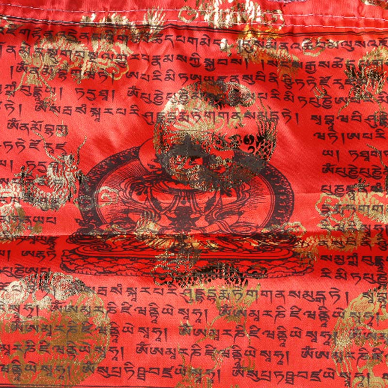 Buddha Stones チベット五色風馬良縁祈願経典屋外用祈祷旗20枚セット - image 7