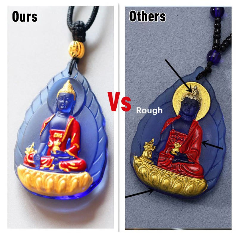 Buddha Stonesチベット薬師如来 劉備 水晶 慈悲のネックレス ペンダント - image 9