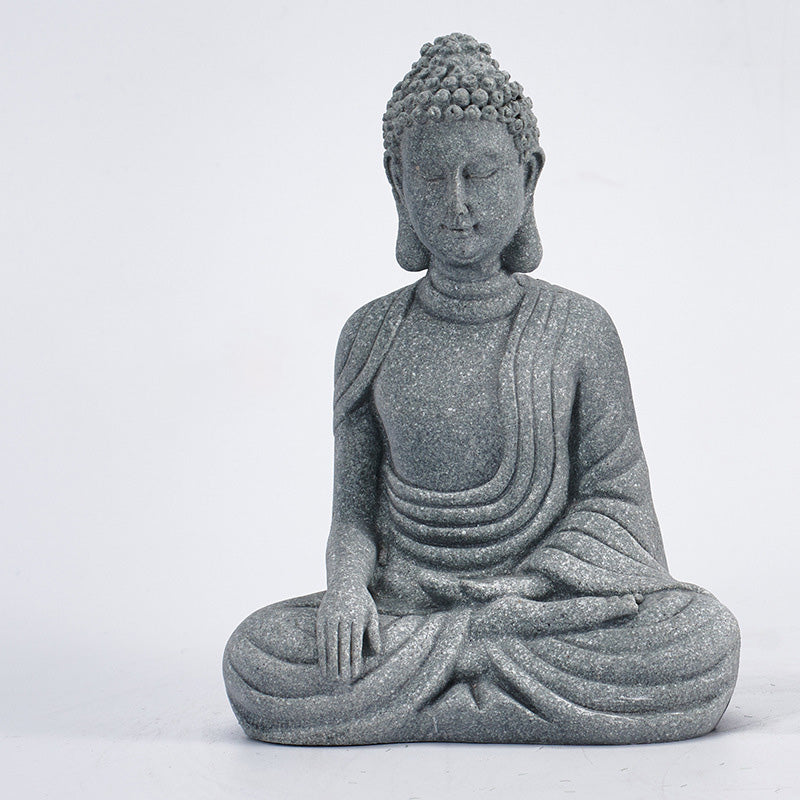 Buddha Stones座禅 仏陀の祝福 慈悲 装飾 - 大きい - 座仏 - image 10