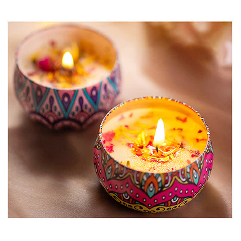 ホワイトティー、ジンジャーフラワー、ラベンダー、クチナシの香りのソイワックスキャンドル。ご家族やご友人へのギフトに。 - image 0