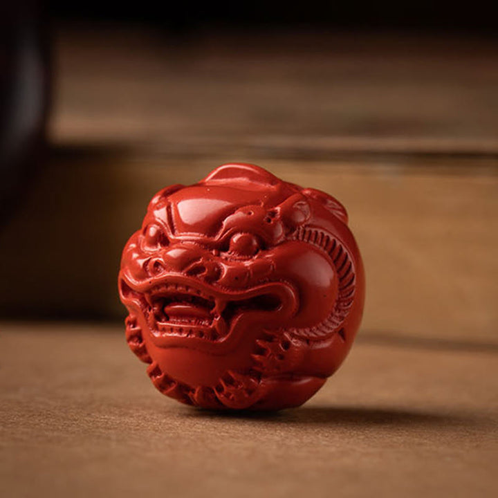 チベットのBuddha Stones、Om Mani Padme Hum、貔貅（ピクシウ）銅貨、小葉、紅檀、辰砂、守護キーチェーン