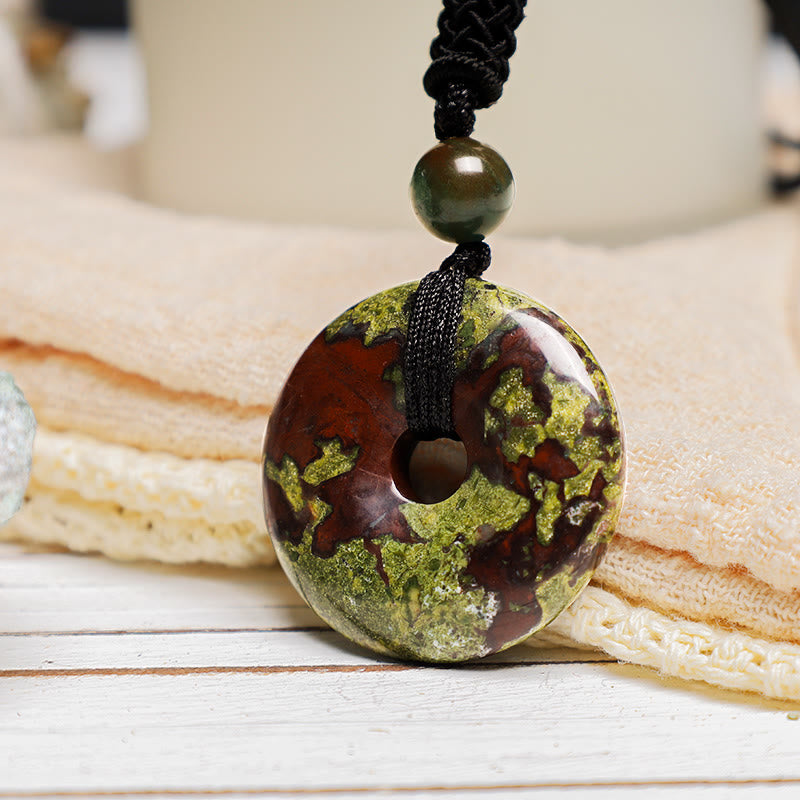 Buddha Stones ラッキーコインペンダント｜癒しのクリスタル＆ジェムストーンネックレス