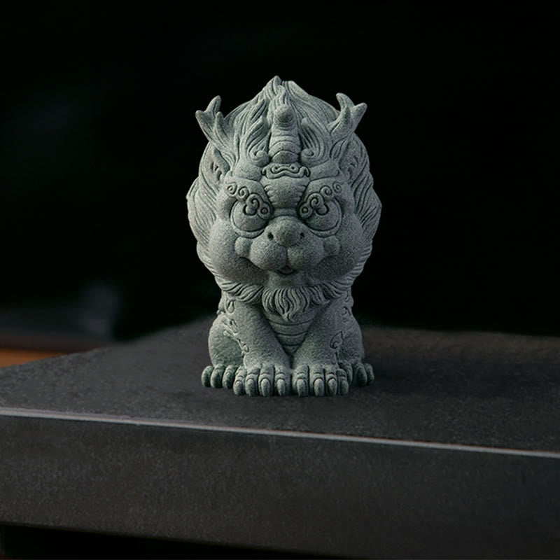 Buddha Stones風水 小型 貔貅 富と幸運 家の装飾 - image 1