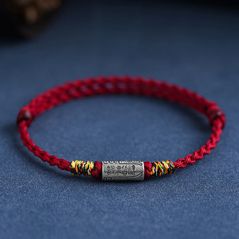 Buddha Stones手作り 925スターリングシルバー 万事うまくいくデザイン 保護力 強度 ブレスレット アンクレット