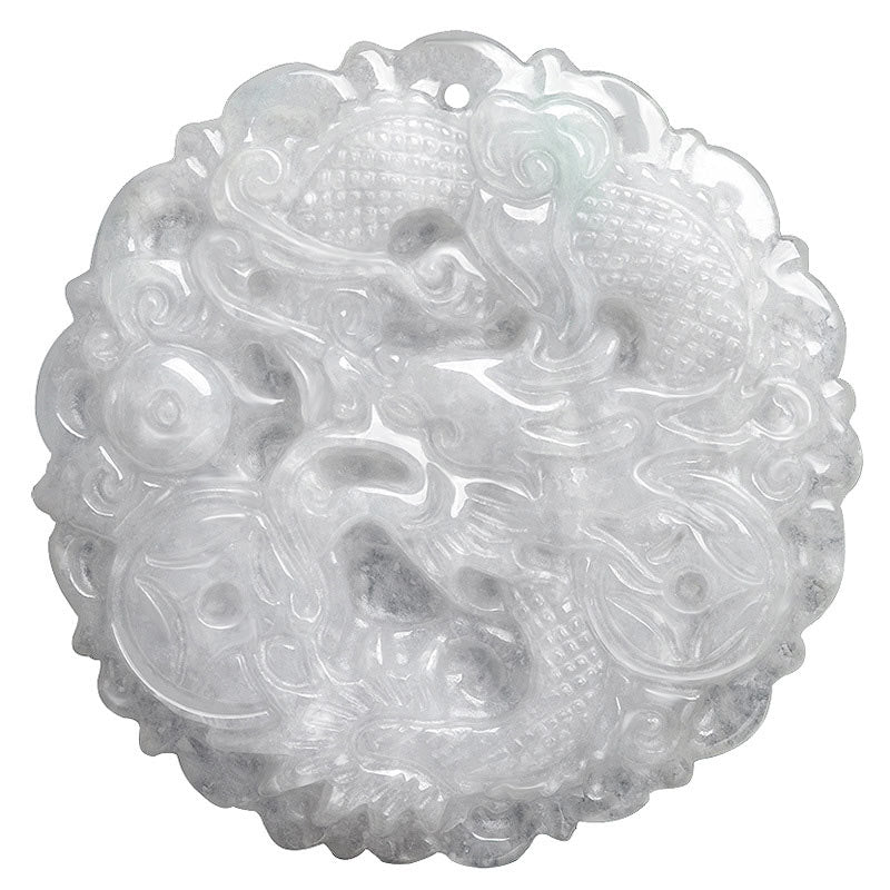 Buddha Stones白翡翠 龍守護ネックレス 紐ペンダント - image 8