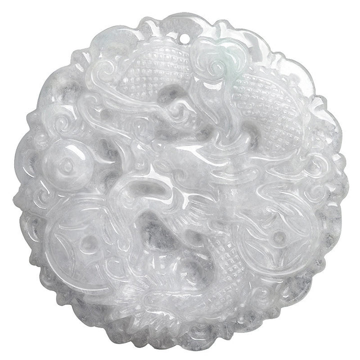 Buddha Stones白翡翠 龍守護ネックレス 紐ペンダント - image 8