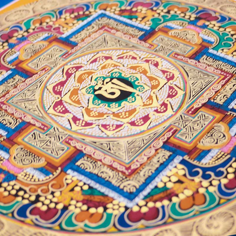 Buddha Stonesチベット 手作りタンカ 祝福の絵画 タンカ ブラインドボックス ランダムカラーパターン