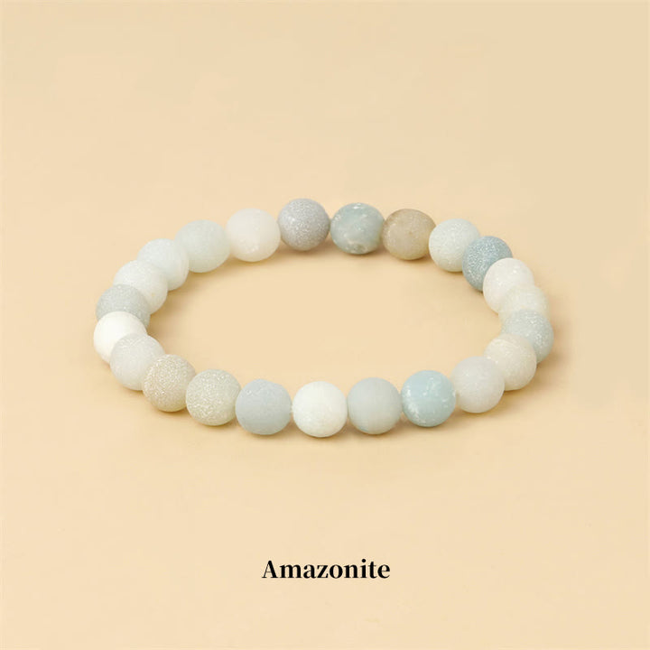 Buddha Stones 天然石クォーツ ヒーリングブレスレット