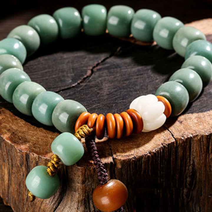 Buddha Stonesシアン菩提樹成功ブレスレット - image 1