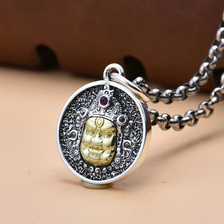 Buddha Stones925 スターリングシルバー ザキラム 富の女神 ドルジェ ヴァジュラ スピリチュアルネックレス ペンダント