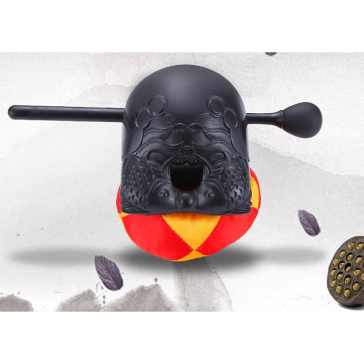 Buddha Stonesの模様 マインドフルネス 仏教寺院 木魚 木製の魚の太鼓