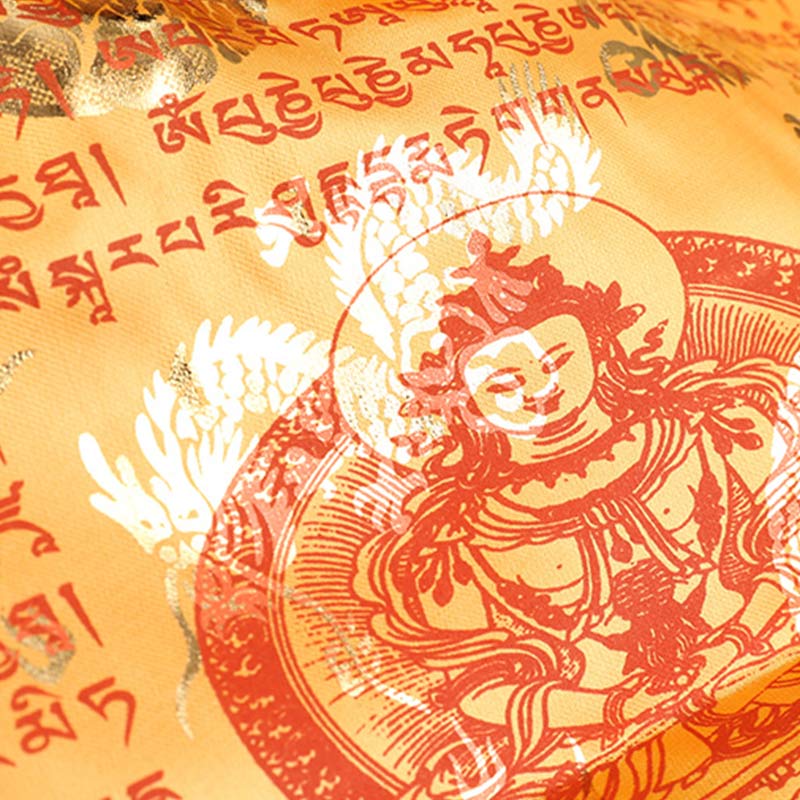 Buddha Stones チベット五色風馬良縁祈願経典屋外用祈祷旗20枚セット - image 10