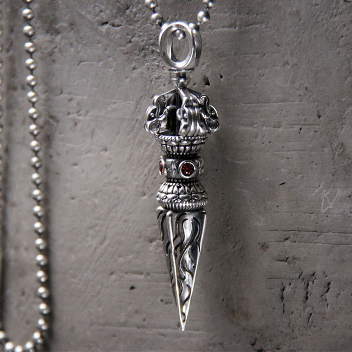 Buddha Stones925スターリングシルバー ヴァジュラ スピリチュアルパワーネックレスペンダント