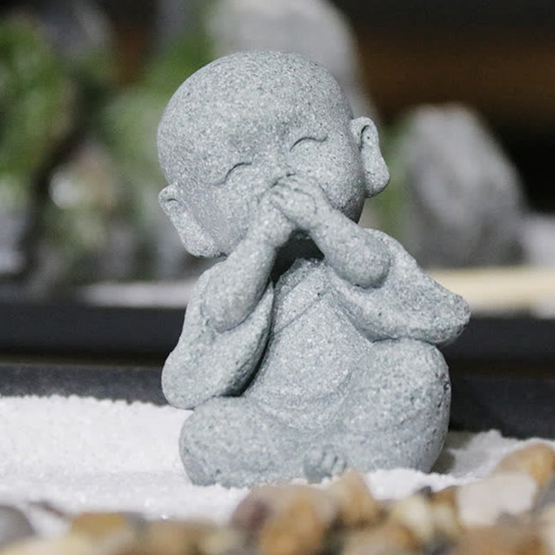 Buddha Stones瞑想 祈り 僧侶 仏像 静寂 室内装飾