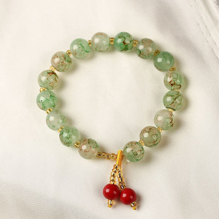 Buddha Stones琉璃ガラスビーズ 祝福 ハーモニーブレスレット
