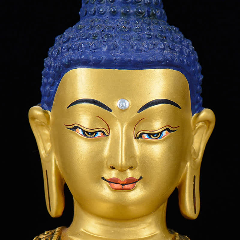 釈迦牟尼仏慈悲の銅像装飾 - image 6