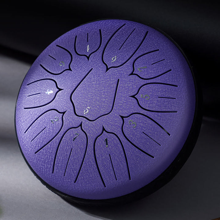 Buddha Stonesスチールタンドラム サウンドヒーリング 瞑想 ヨガ ロータスドラムキット 11音 6インチ