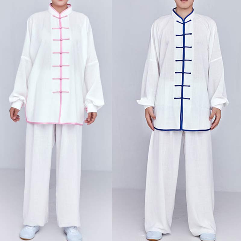 Buddha Stones瞑想禅祈りスピリチュアル太極拳気功練習ユニセックス刺繍服セット - image 11