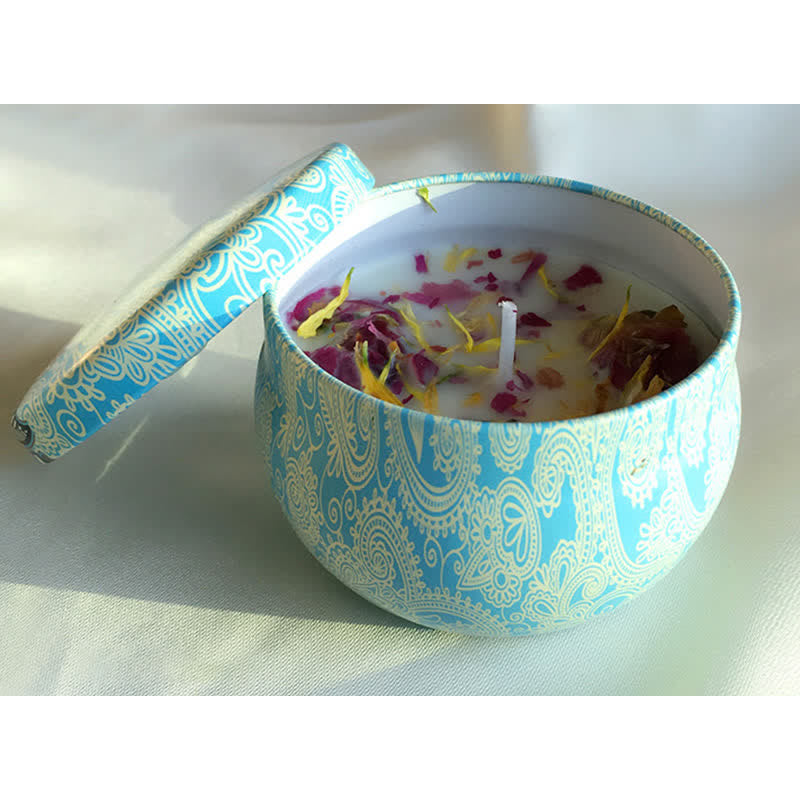 ホワイトティー、ジンジャーフラワー、ラベンダー、クチナシの香りのソイワックスキャンドル。ご家族やご友人へのギフトに。 - シーソルトセージ - image 8