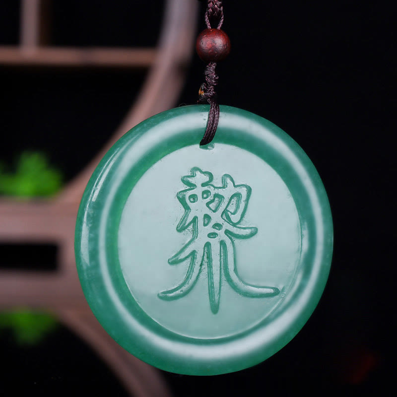 Buddha Stonesグリーンアベンチュリン 陰陽バランスネックレスペンダント - image 5