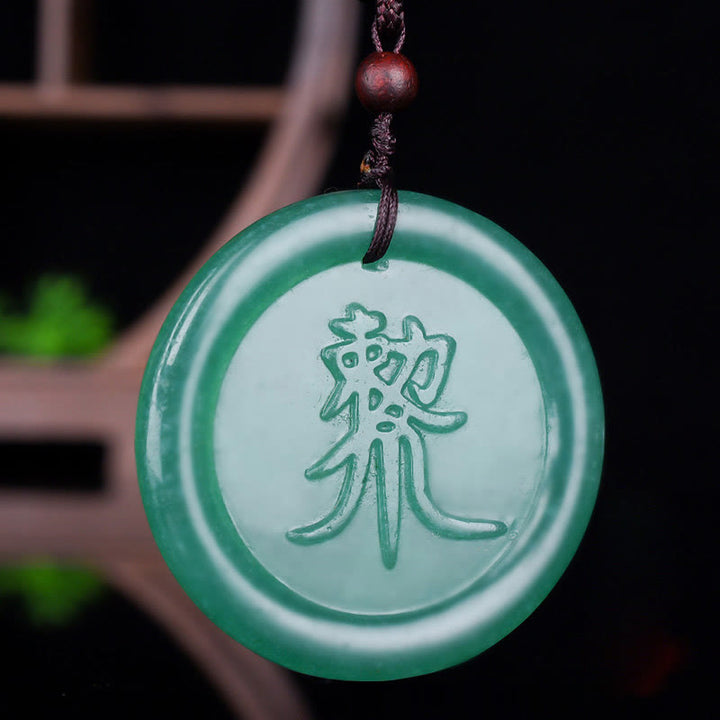 Buddha Stonesグリーンアベンチュリン 陰陽バランスネックレスペンダント - image 5