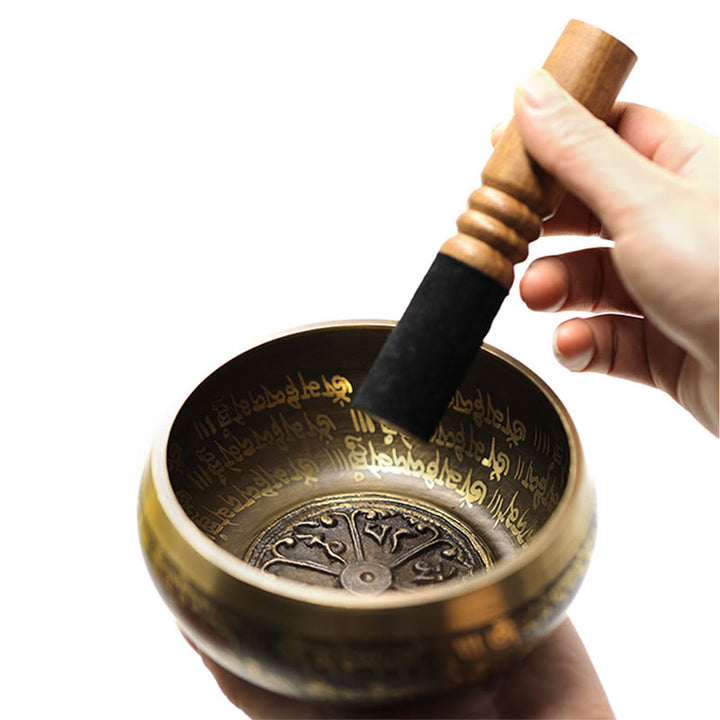 Buddha Stones チベット瞑想用サウンドボウル　ヒーリングとマインドフルネスのための手作りシンギングボウルセット - image 11