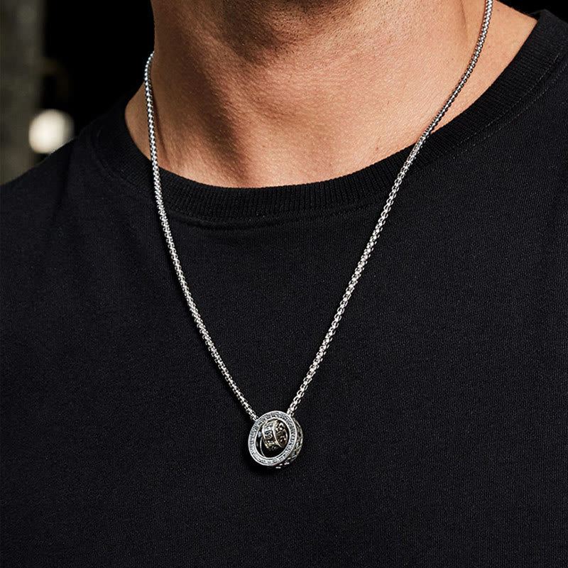Buddha Stonesチベットオーム・マニ・パドメ・フム彫刻 平和 純粋 チェーン ネックレス ペンダント - image 11
