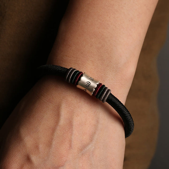 Buddha Stones999スターリングシルバーオーム・マニ・パドメ・フムピース マグネットバックルブレスレット - image 10