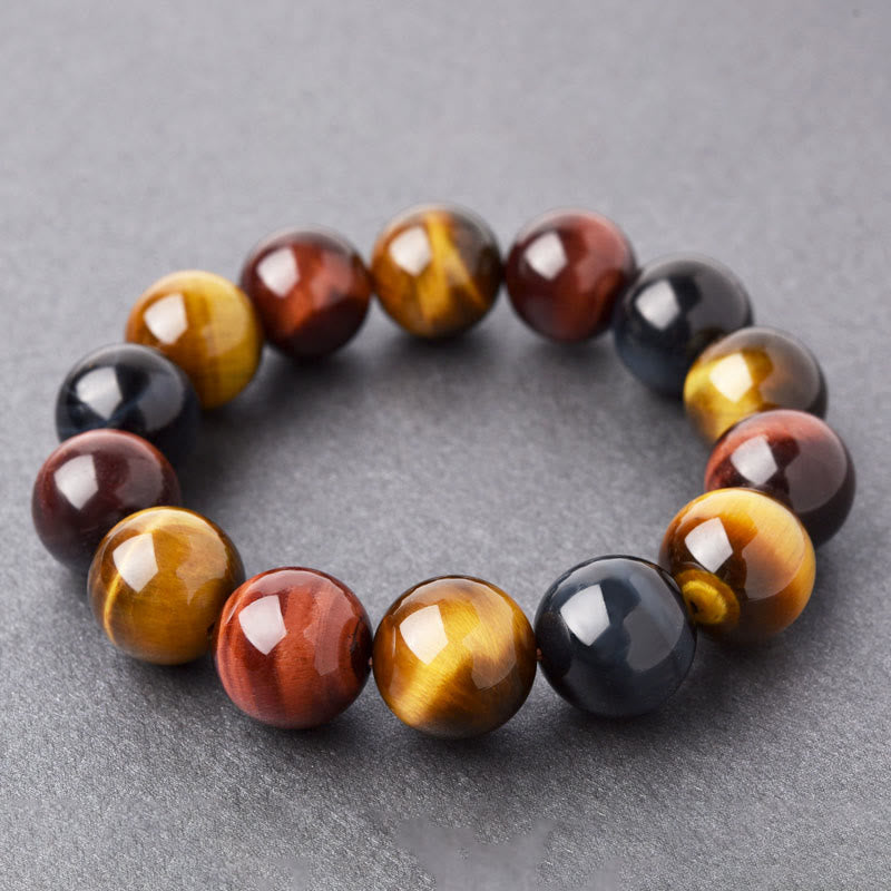Buddha Stones天然タイガーアイ ポジティブプロテクションブレスレット