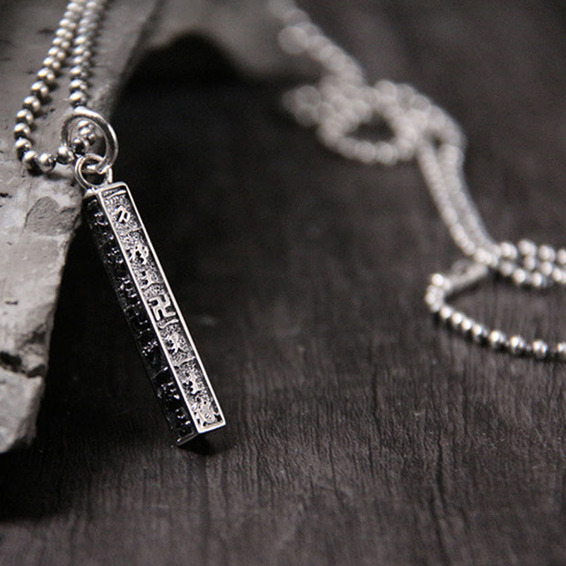 Buddha Stones925 スターリングシルバー チベットオーム・マニ・パドメ・フム仏陀 卍シンボル 知恵のネックレスペンダント - image 5