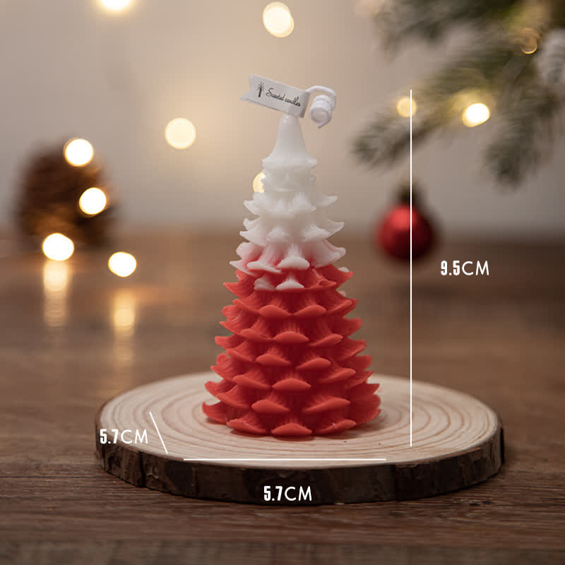 クリスマスツリーの香りのソイワックスキャンドル 家族や友人へのギフト