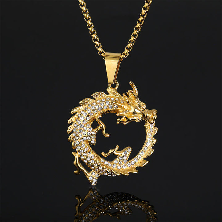 Buddha Stones十二支 龍柄 成功のネックレスペンダント - ドラゴン(守護♥成就) - image 1