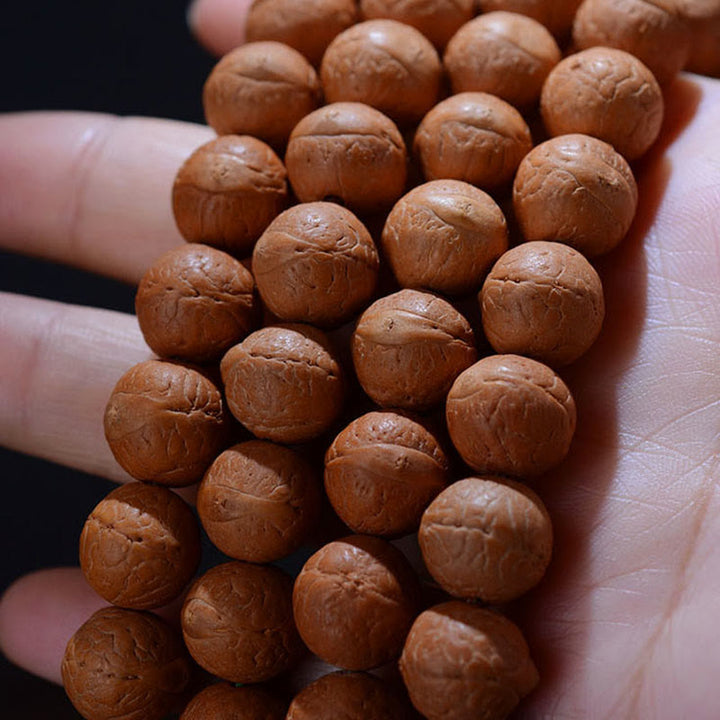 Buddha Stones108 個入りMalaネパール 菩提樹 幸運 富 タッセルブレスレット