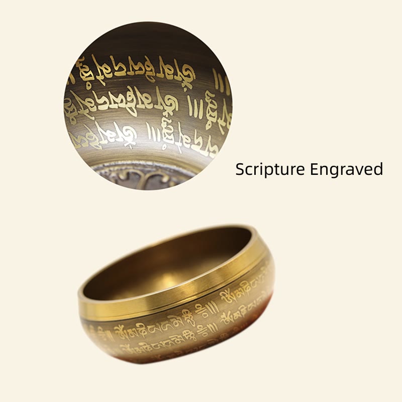 Buddha Stones チベット瞑想用サウンドボウル　ヒーリングとマインドフルネスのための手作りシンギングボウルセット - image 12