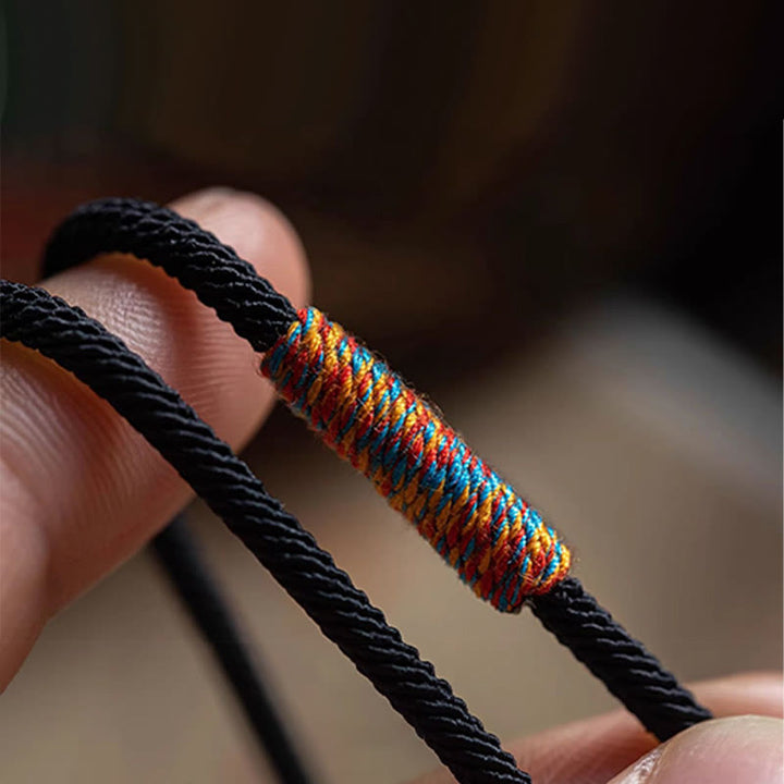 Buddha Stonesチベットのオーム・マニ・パドメ・フム彫刻お守りダブルラップブレスレット